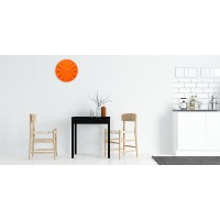 Dizajnové nástenné hodiny Future Time FT2010OR Round orange 40cm